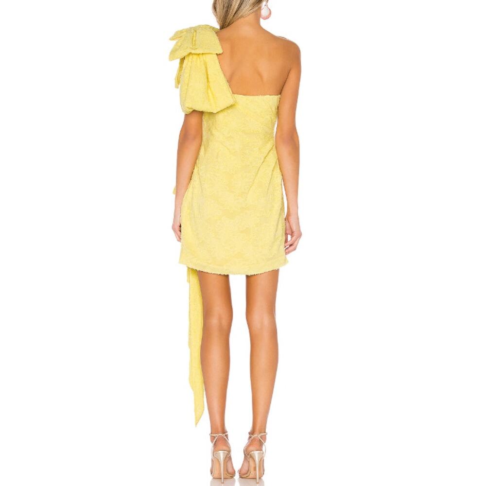 Atoir Guiding Light Dress One Shoulder Ruffle Drape Detail Orange Womens XS New - Picture 11 of 11
